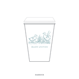 Heath Motif Paper Cup | 12 oz with Lid