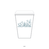Heath Motif Paper Cup | 12 oz with Lid