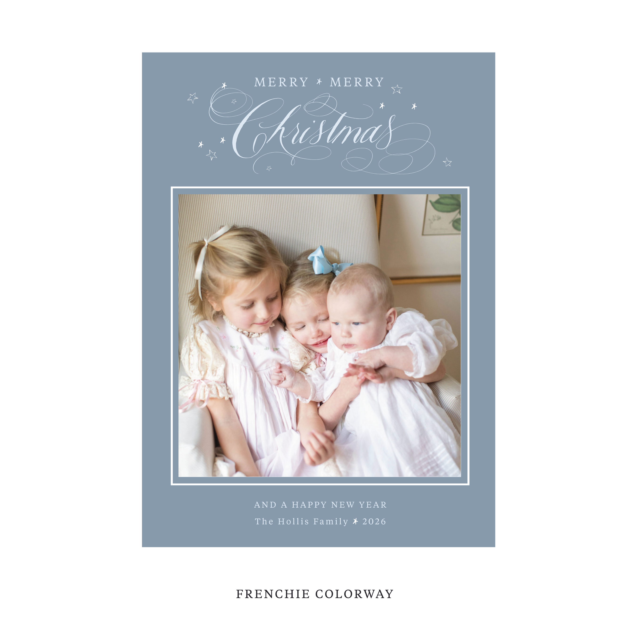 Stanbury Classic Flat Print Holiday Card, Large