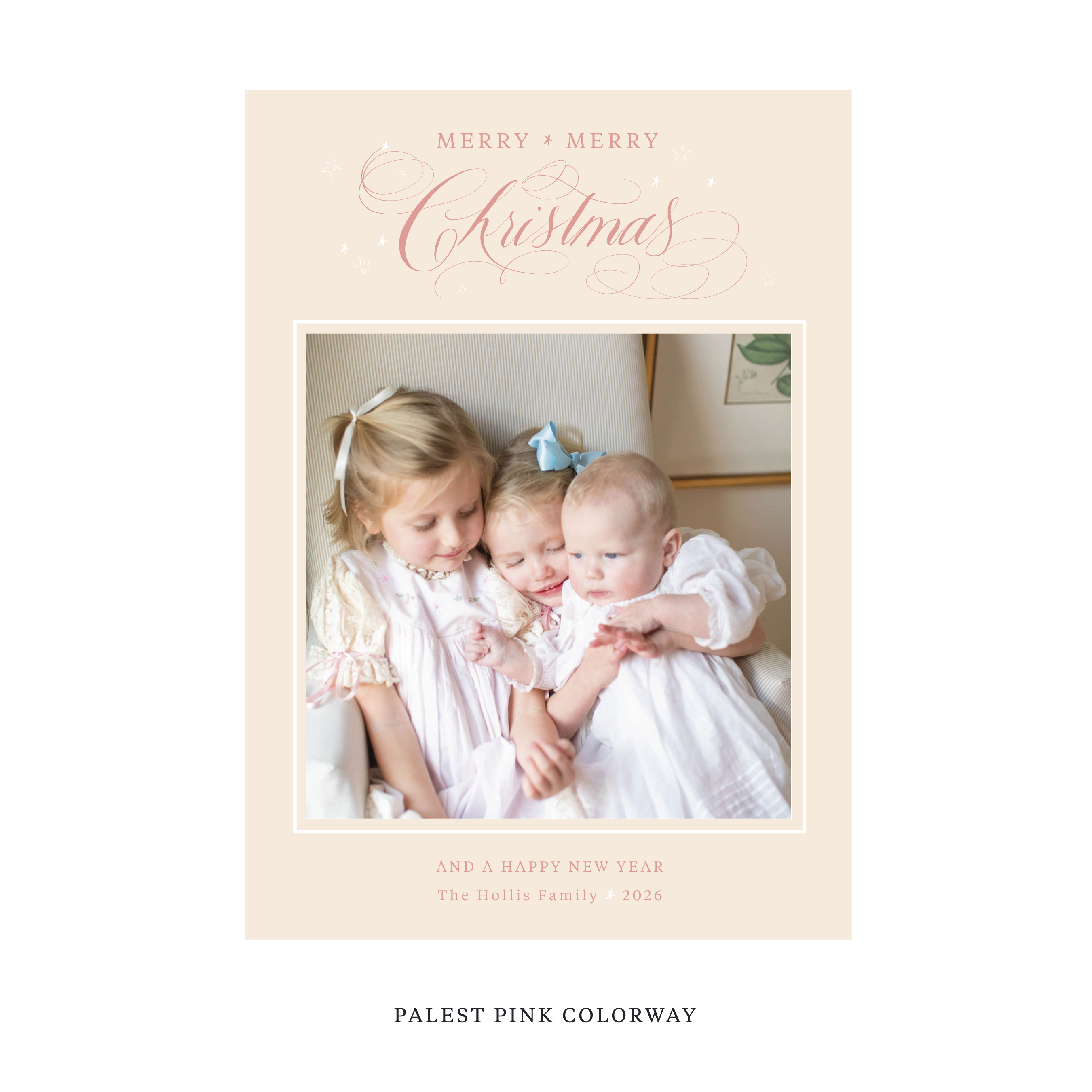Stanbury Classic Flat Print Holiday Card, Large