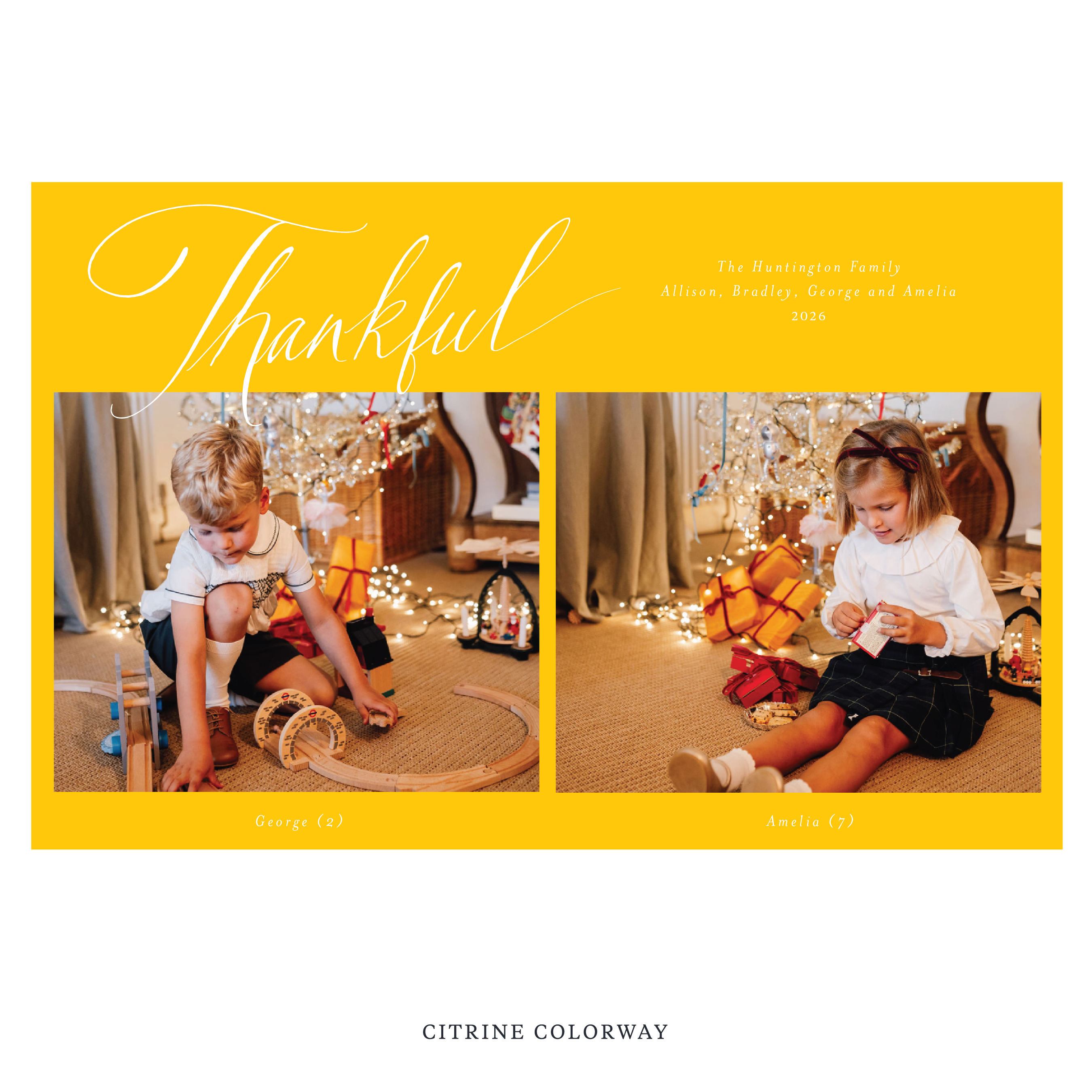 Huntington Digital Photo Holiday Card, Extra Large