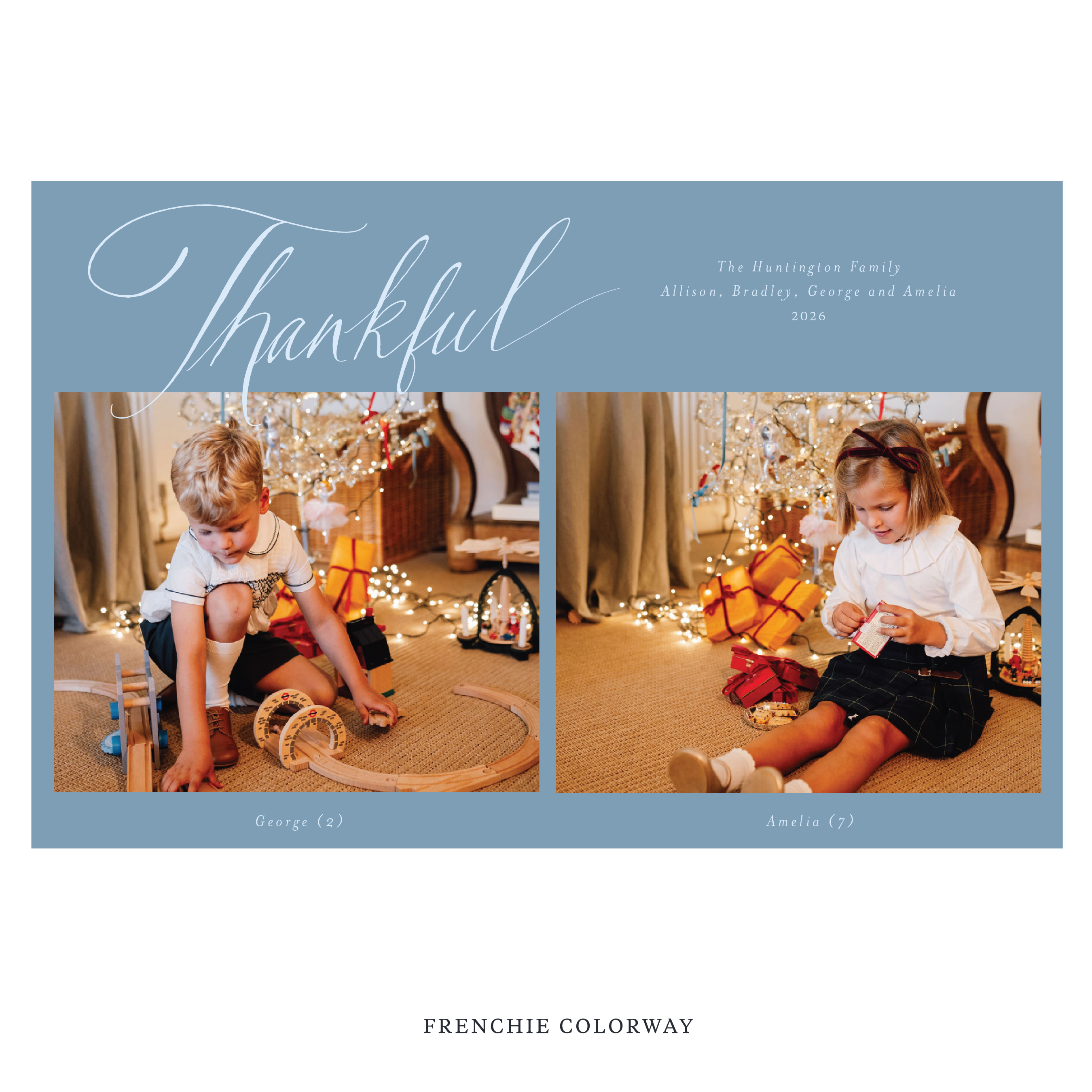 Huntington Digital Photo Holiday Card, Extra Large