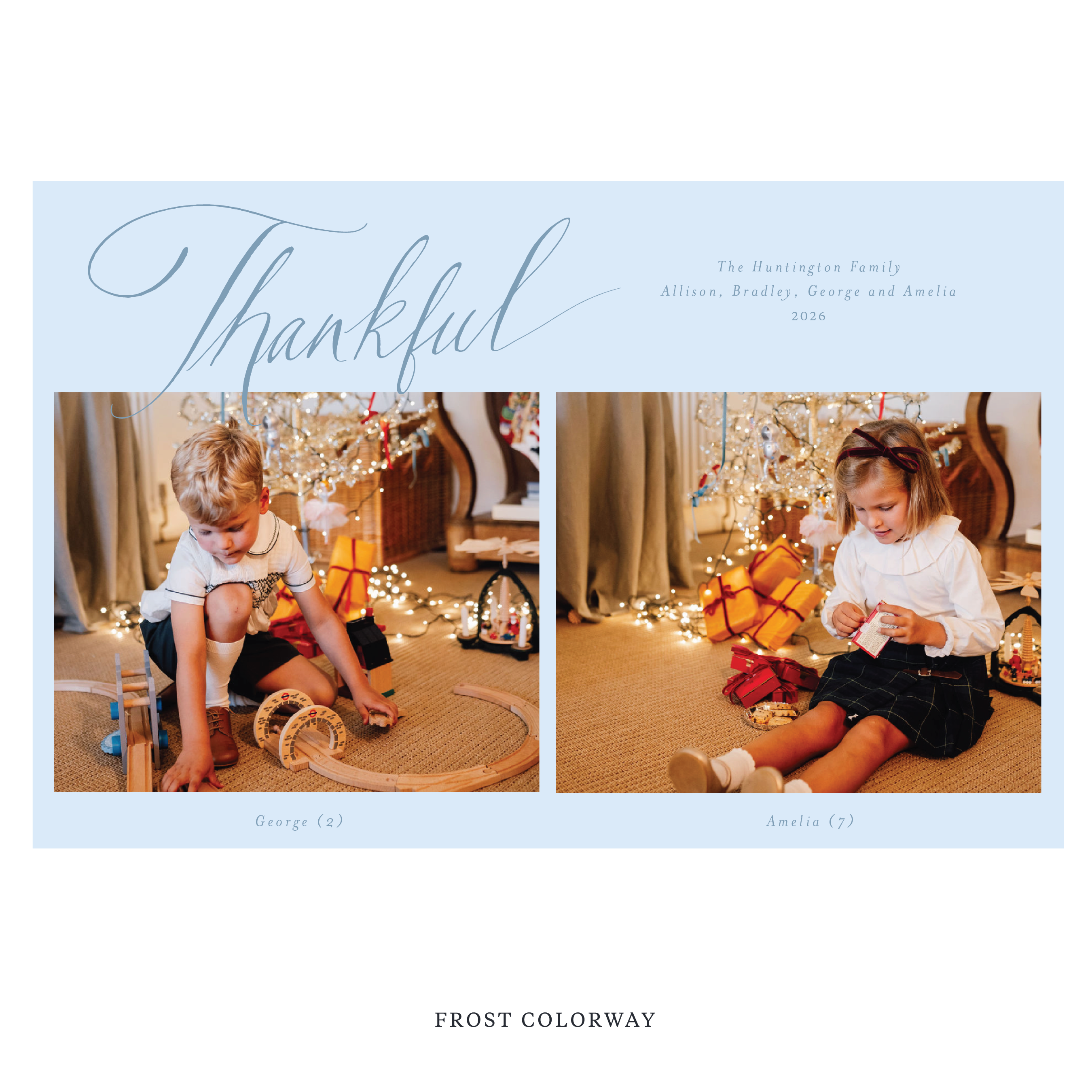 Huntington Digital Photo Holiday Card, Extra Large