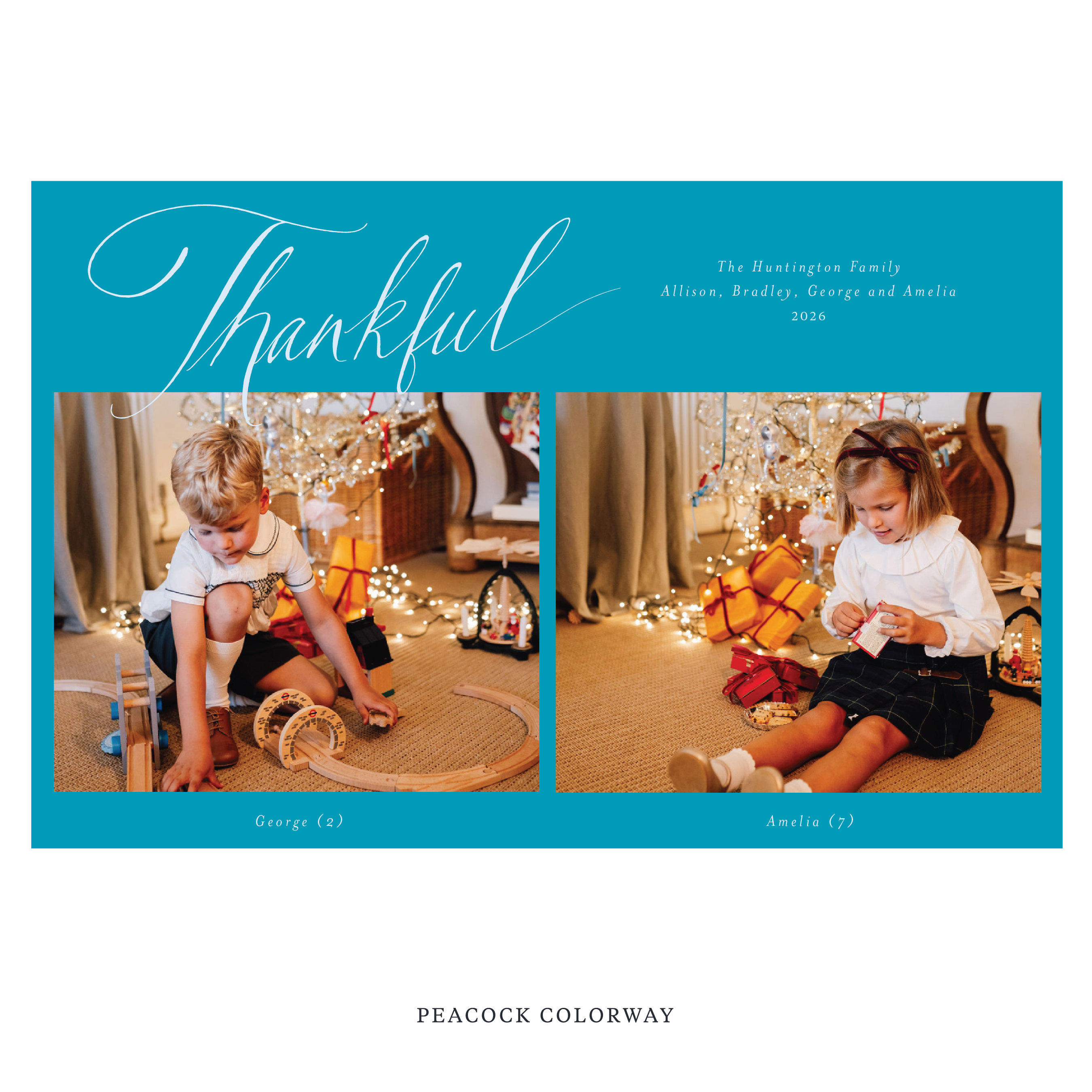 Huntington Digital Photo Holiday Card, Extra Large