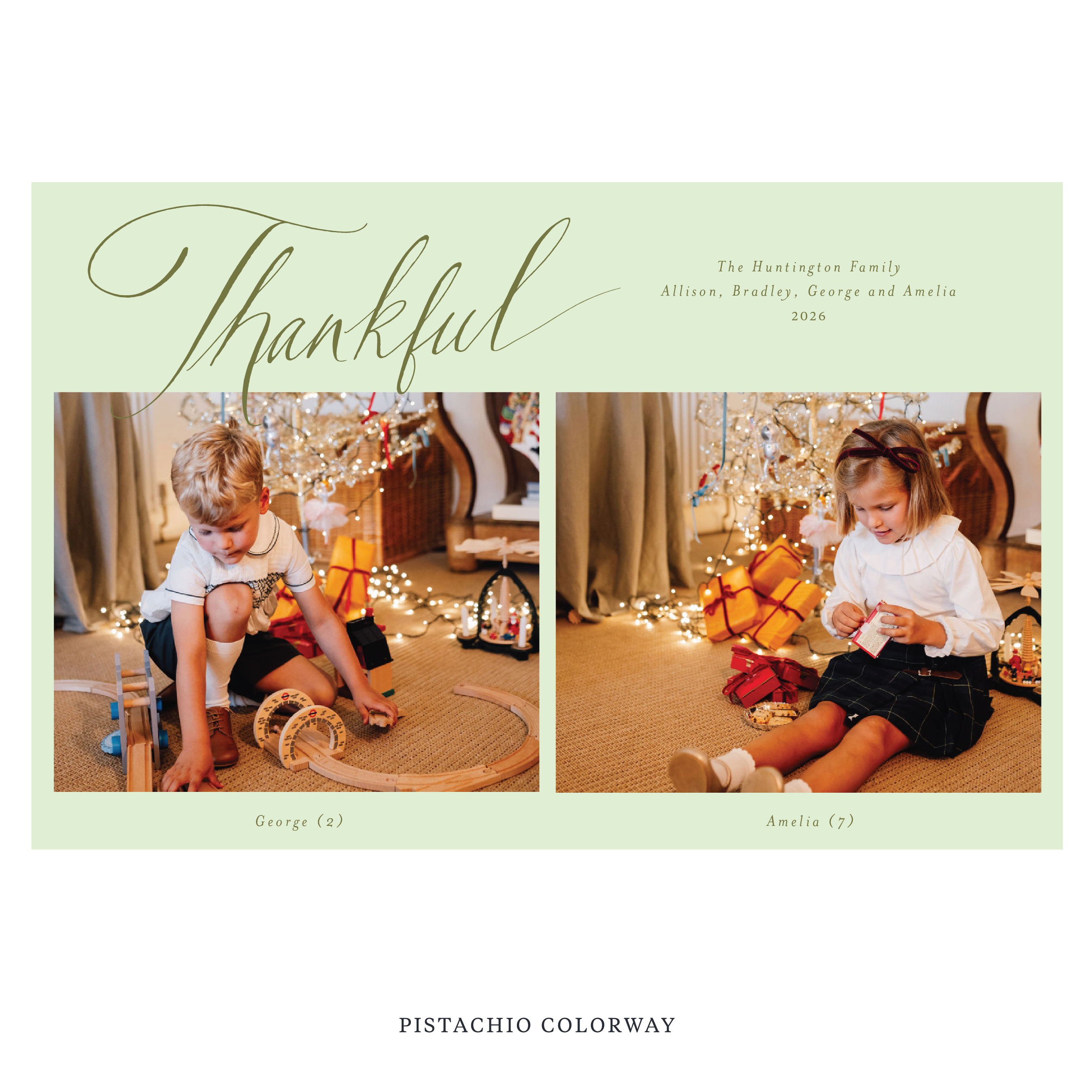 Huntington Digital Photo Holiday Card, Extra Large