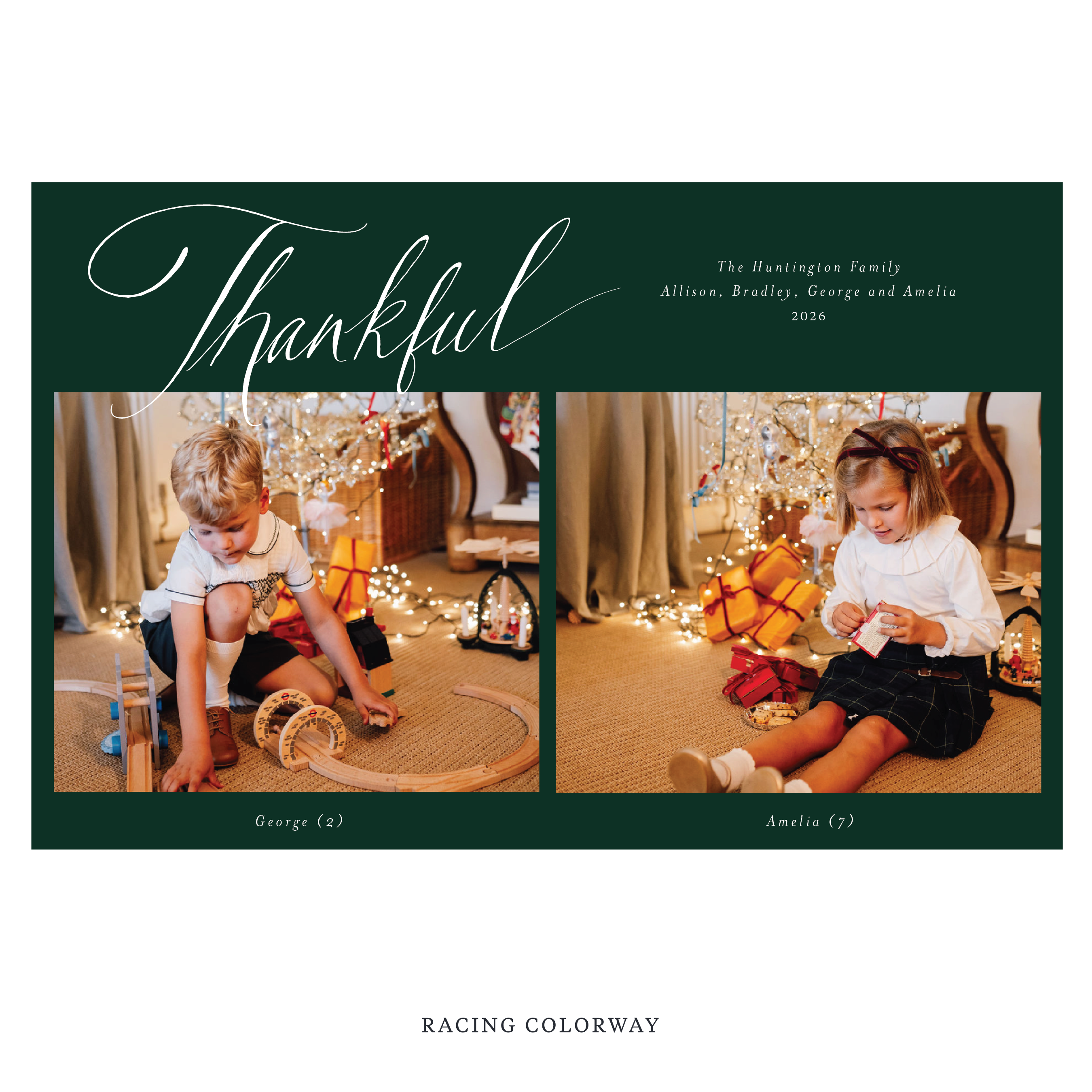 Huntington Digital Photo Holiday Card, Extra Large