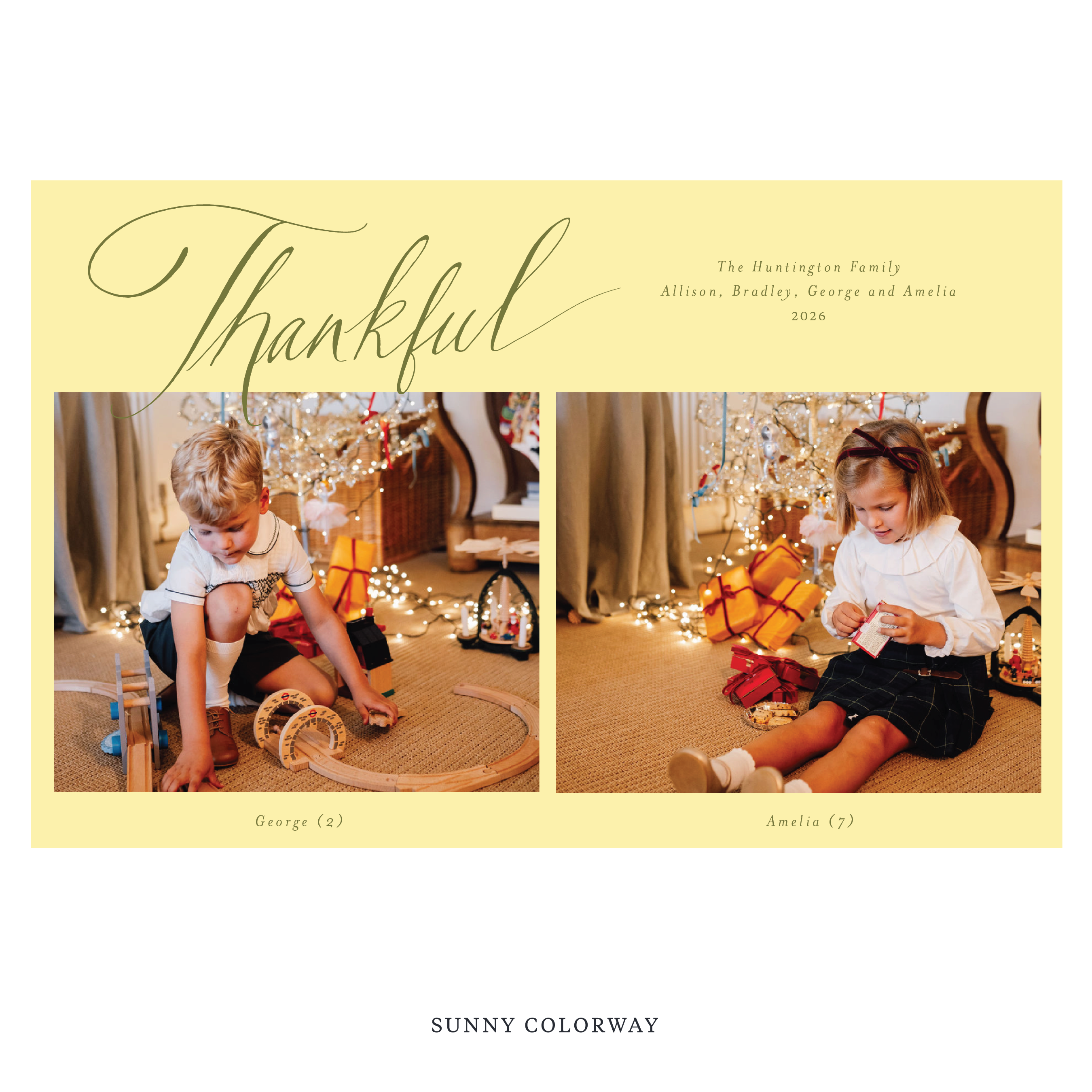 Huntington Digital Photo Holiday Card, Extra Large