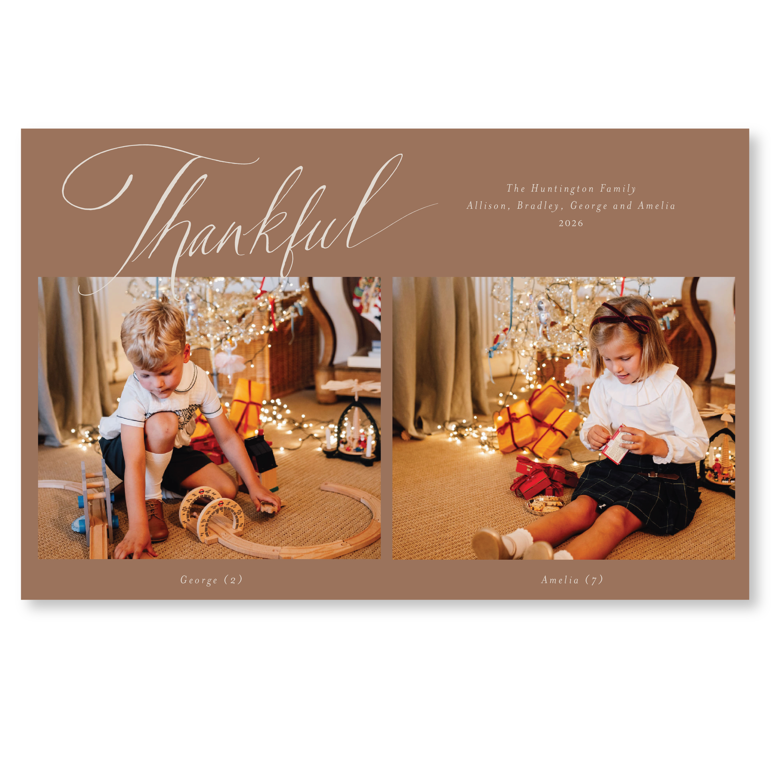 Huntington Digital Photo Holiday Card, Extra Large
