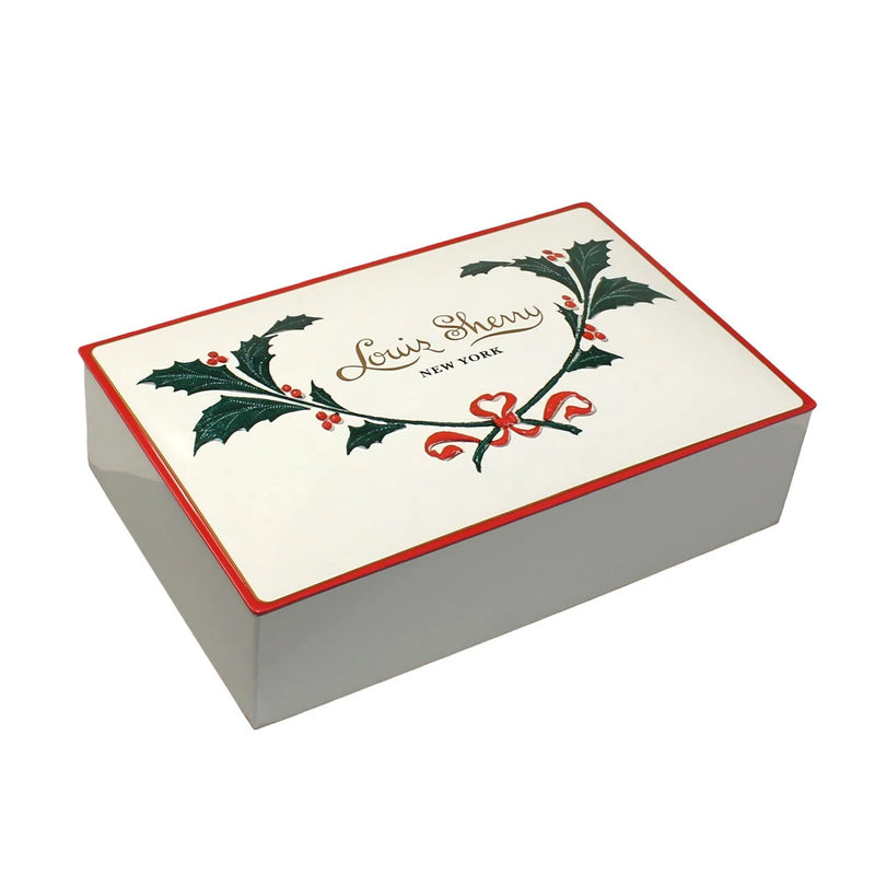 12-Piece Louis Sherry Chocolates Tin, Holly