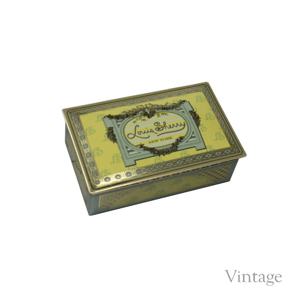 2-Piece Louis Sherry Chocolates Tin, Vintage