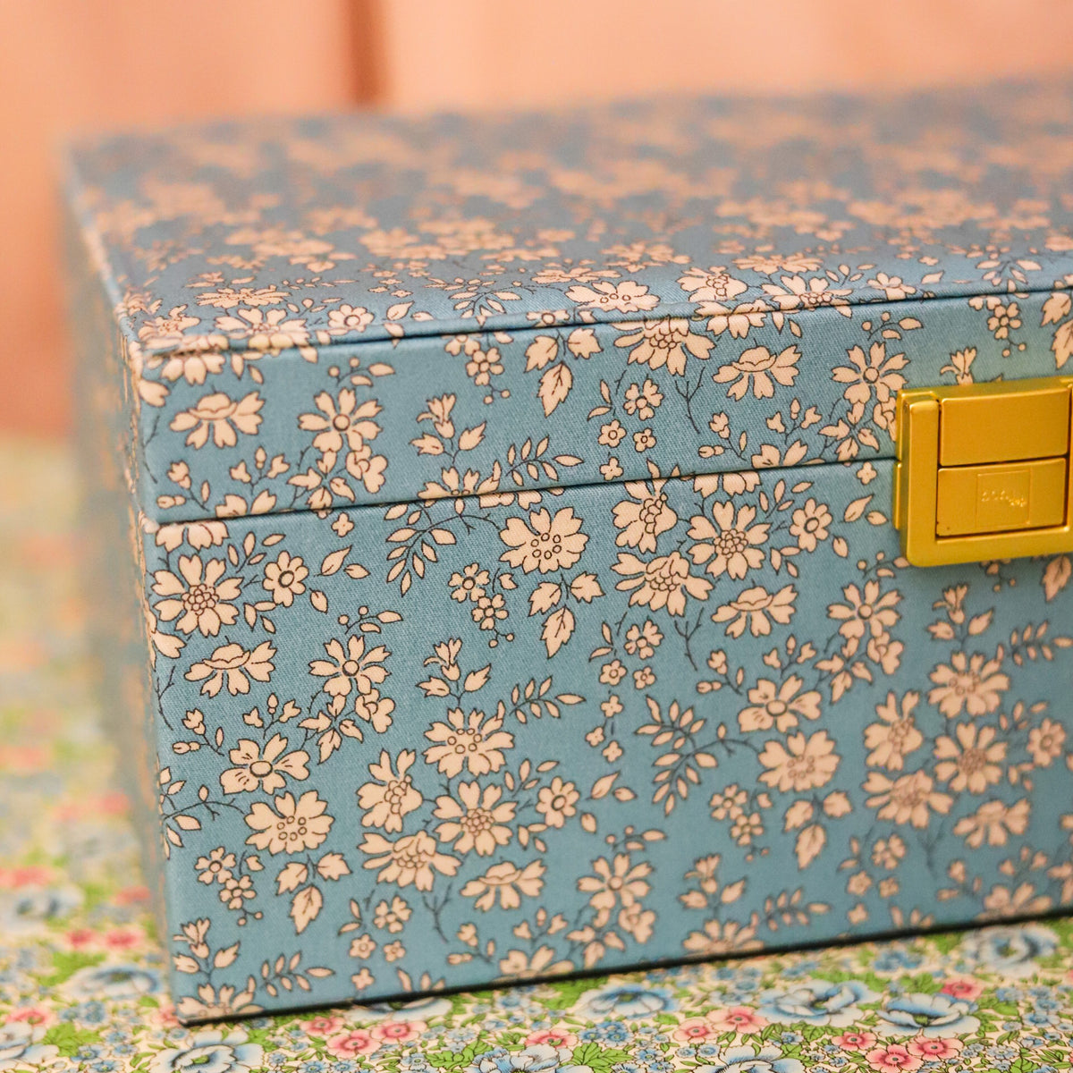Liberty Large Jewelry Box, Capel Soft Teal
