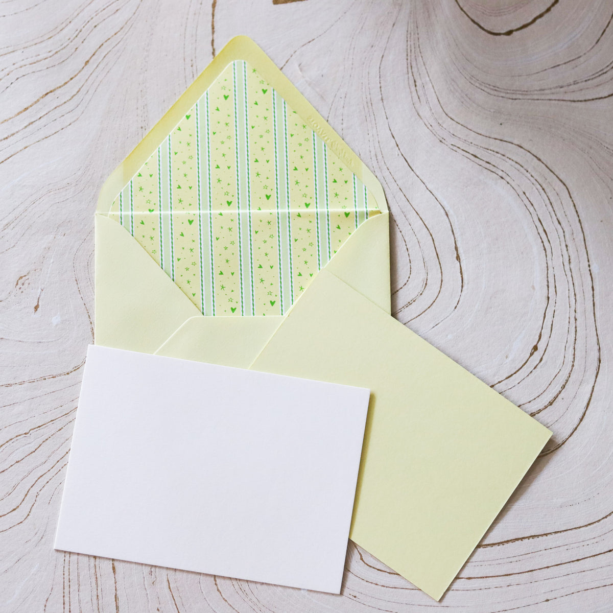 Lemon Twist Stationery Set