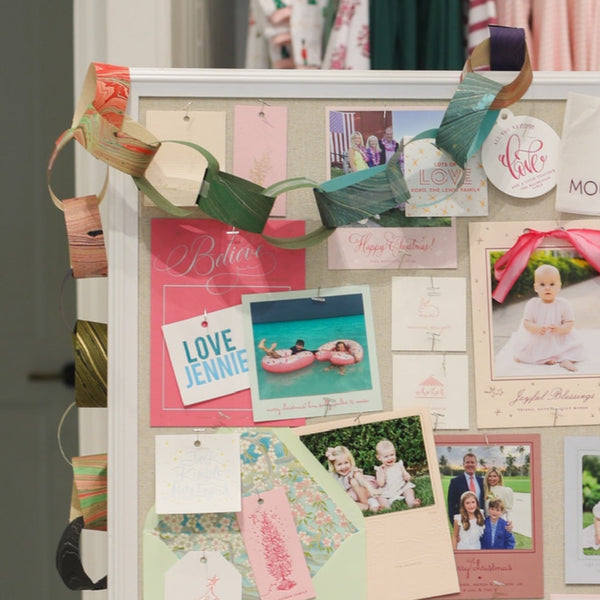 Marbled Paper Chains