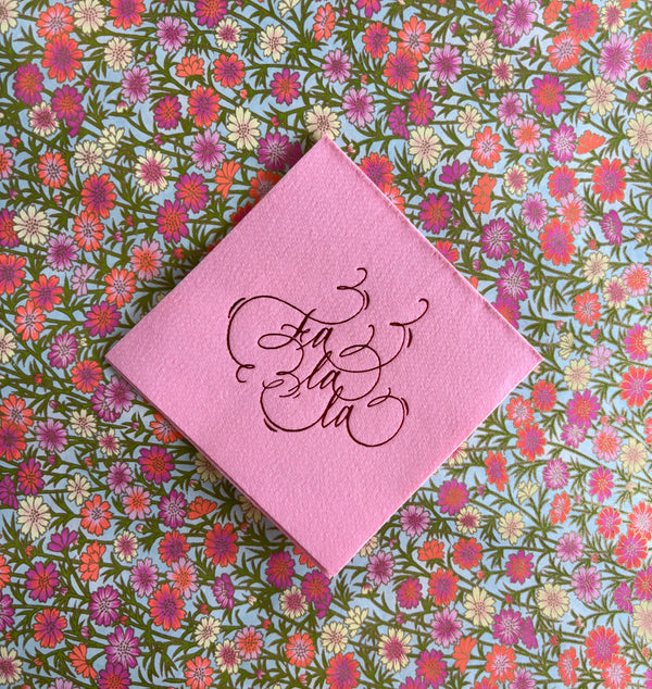 Falala Classic Pink Napkin (Set of 15)