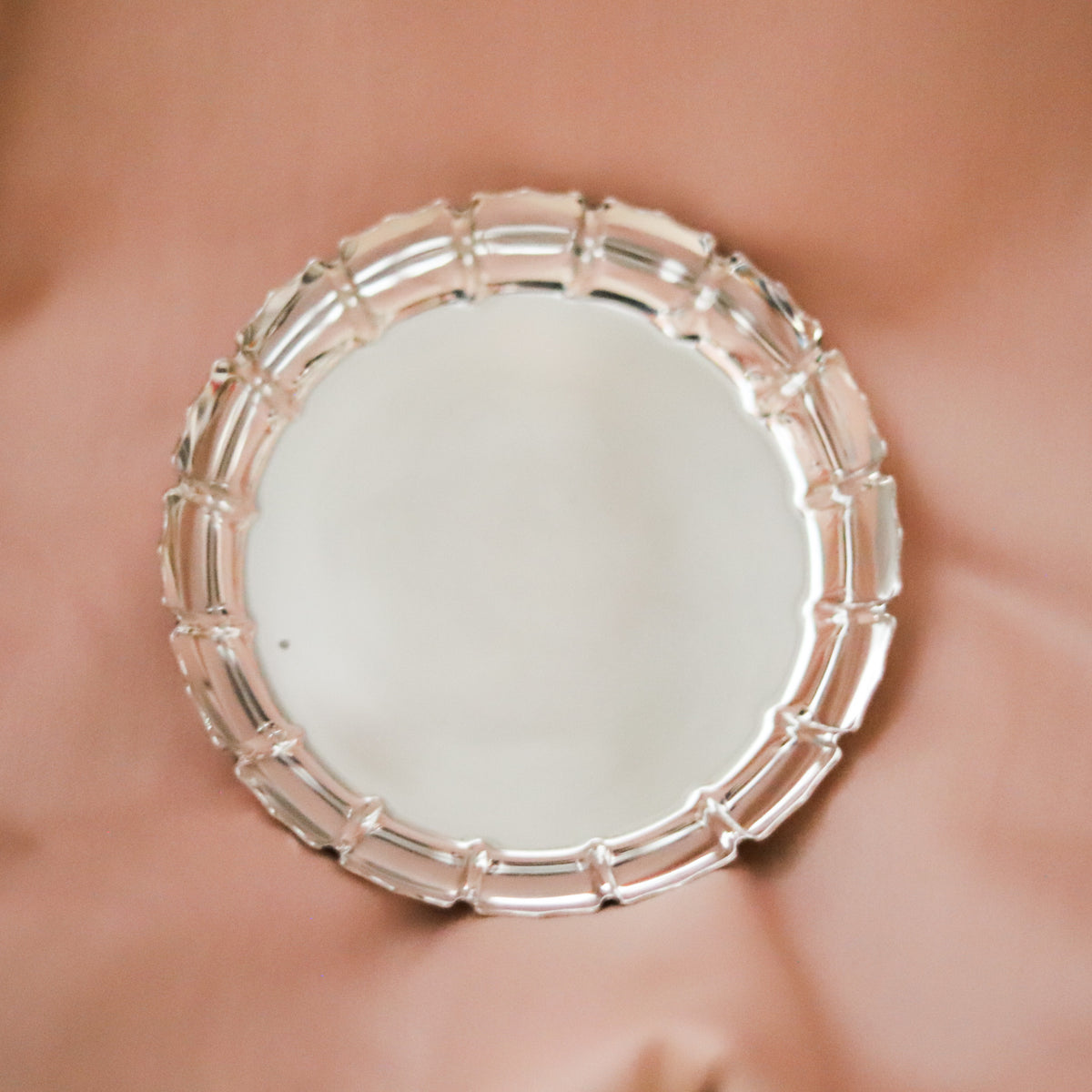 English Sterling Silver Strawberry Dish, London 2000