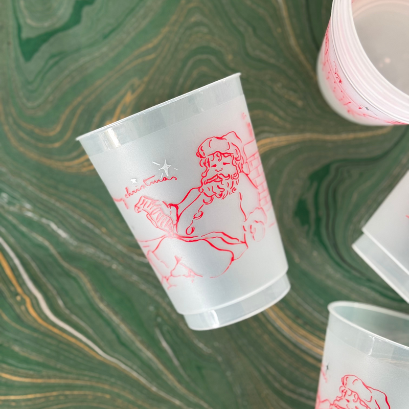 Merry Christmas Santa Cups