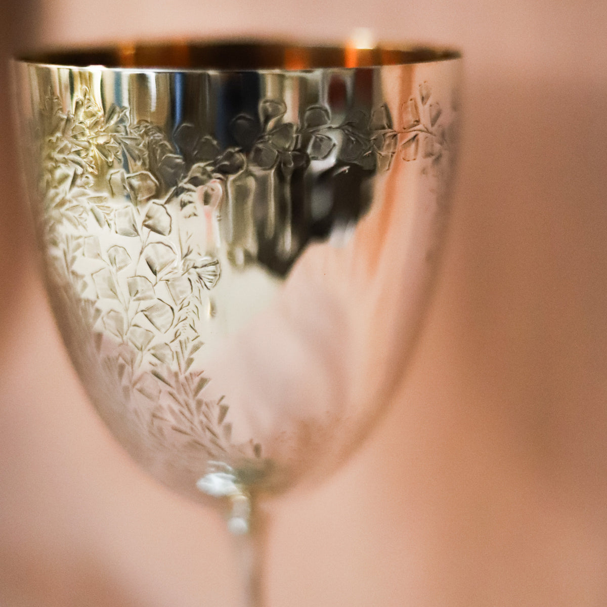 Antique Victorian Sterling Silver Goblet, Sheffield 1885