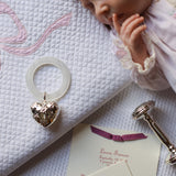 Silver Heart Ring Rattle
