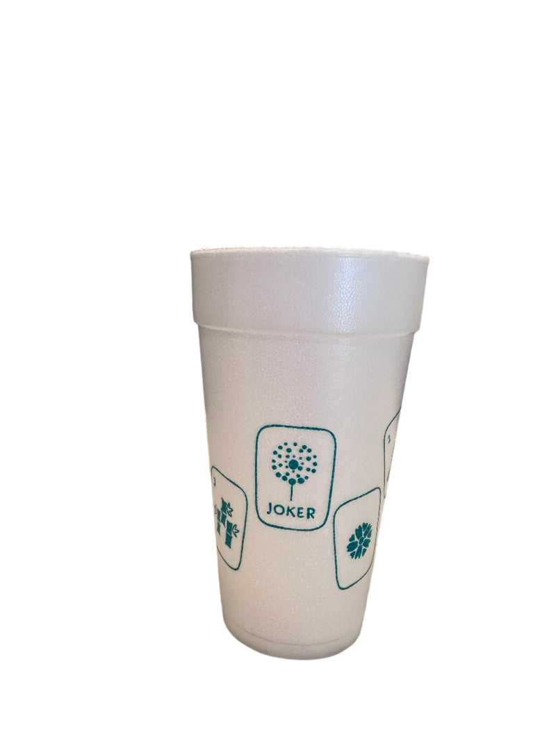 Mahjong 20oz Foam Cups