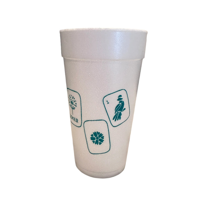 Mahjong 20oz Foam Cups