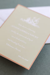 Heath Luxe Baby Shower Invitation