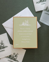 Heath Luxe Baby Shower Invitation