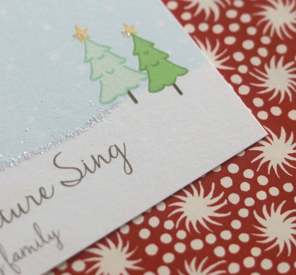 Lou Classic Printed Holiday Card