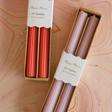 Cotton Candy Pink Table Candles