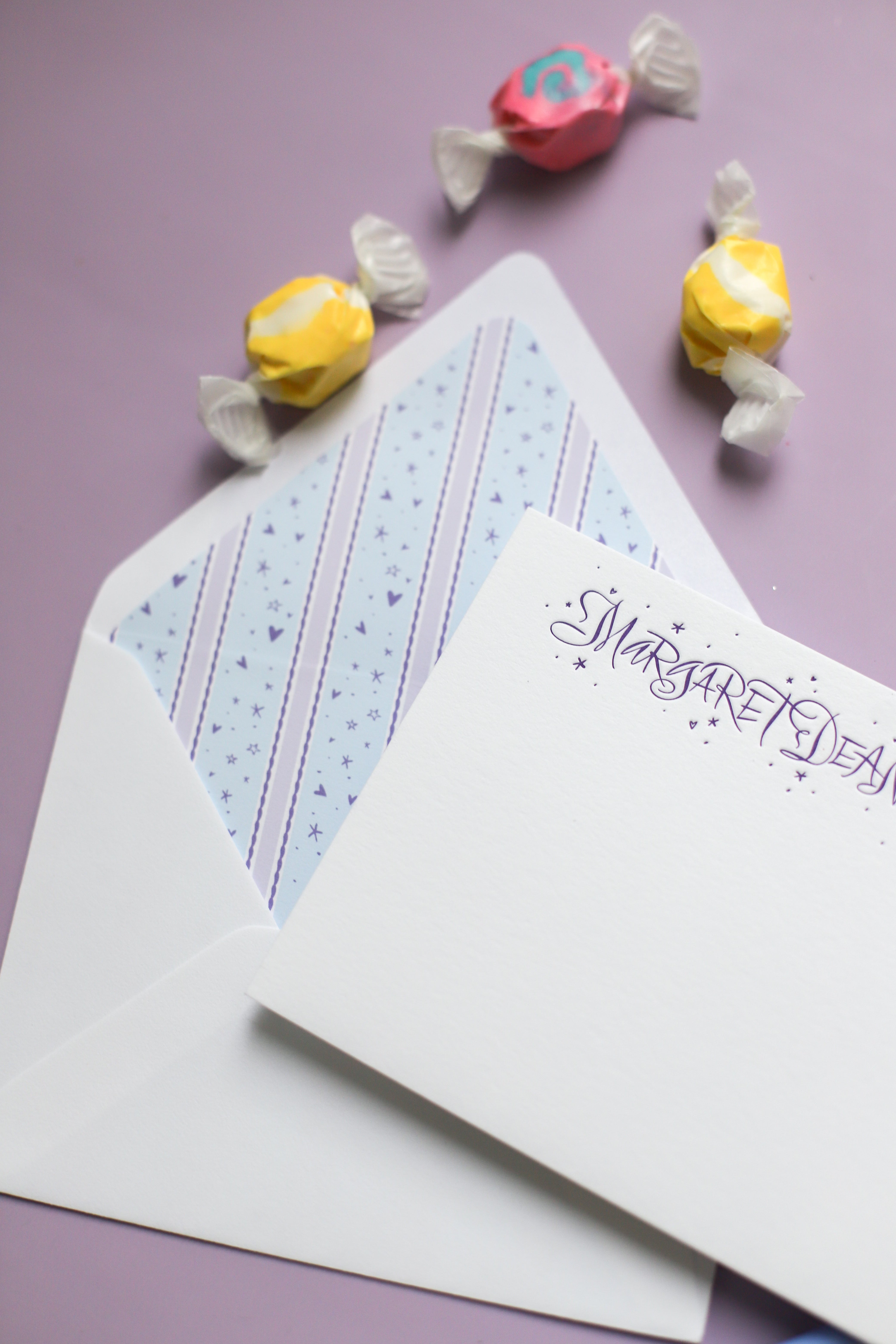Margaret Petite Letterpress Stationery