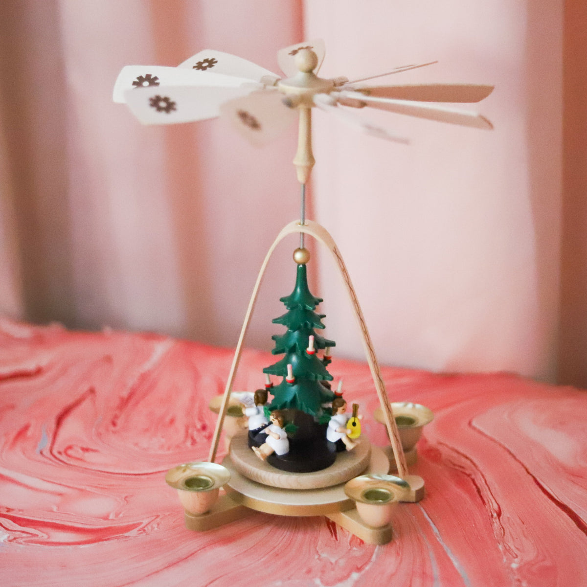 Merry Chorus German Christmas Pyramid, 10.5"