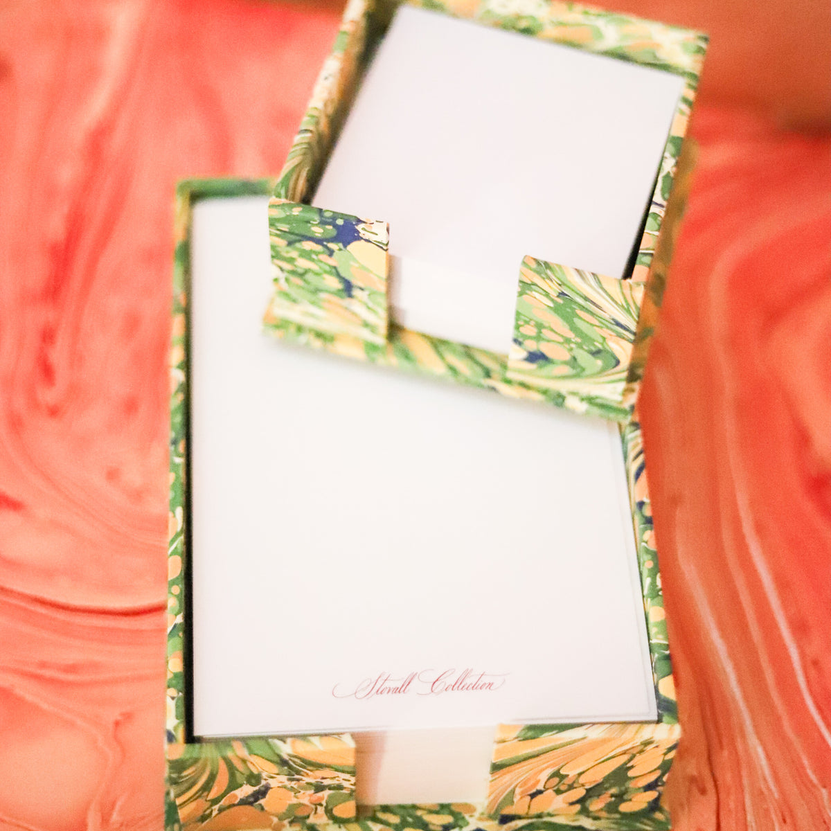 Malachite Marbled Jotter Holder