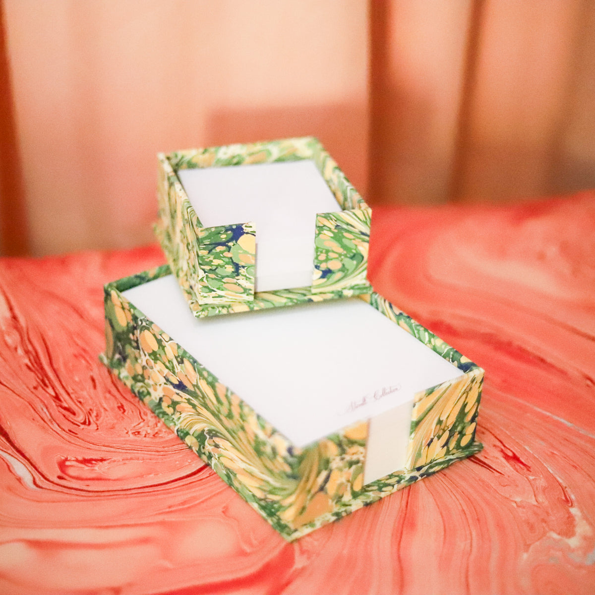 Malachite Marbled Sticky Holder