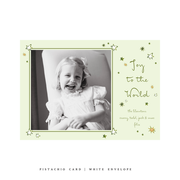 Illaria Medium Horizontal Classic Printed Holiday Card