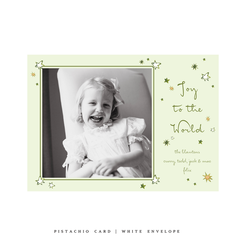 Illaria Medium Horizontal Classic Printed Holiday Card
