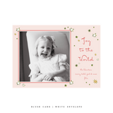 Illaria Medium Horizontal Classic Printed Holiday Card