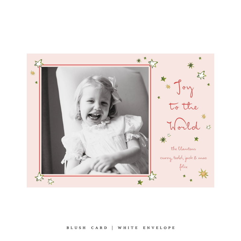 Illaria Medium Horizontal Classic Printed Holiday Card