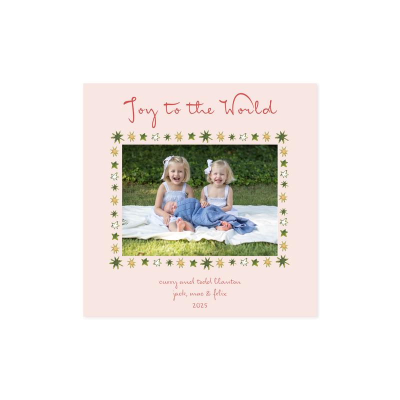 Illaria Small Square Classic Printed Holiday Card