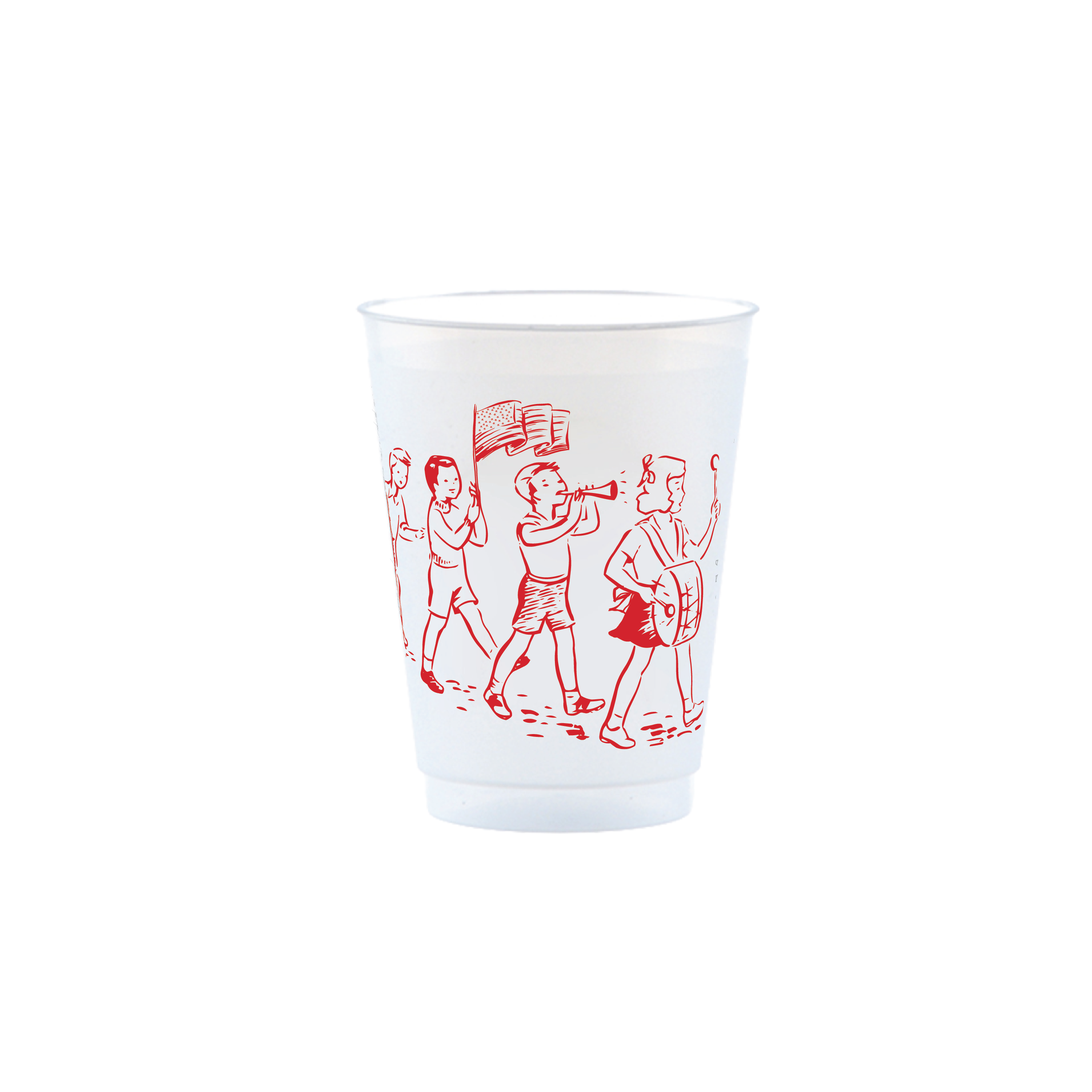 Patriotic Parade Reusable Party Cups