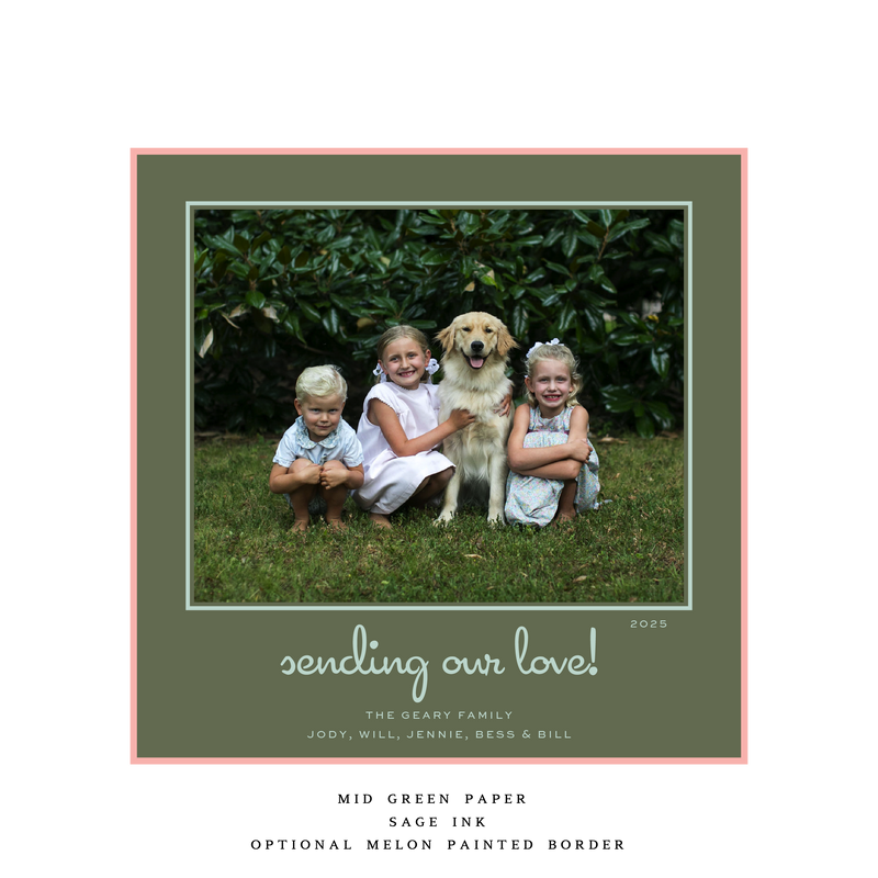 Juniper Large Square Luxe Holiday Card