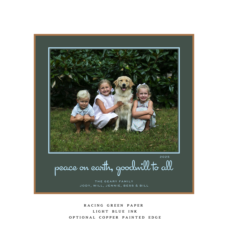Juniper Large Square Luxe Holiday Card