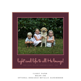 Juniper Large Square Luxe Holiday Card