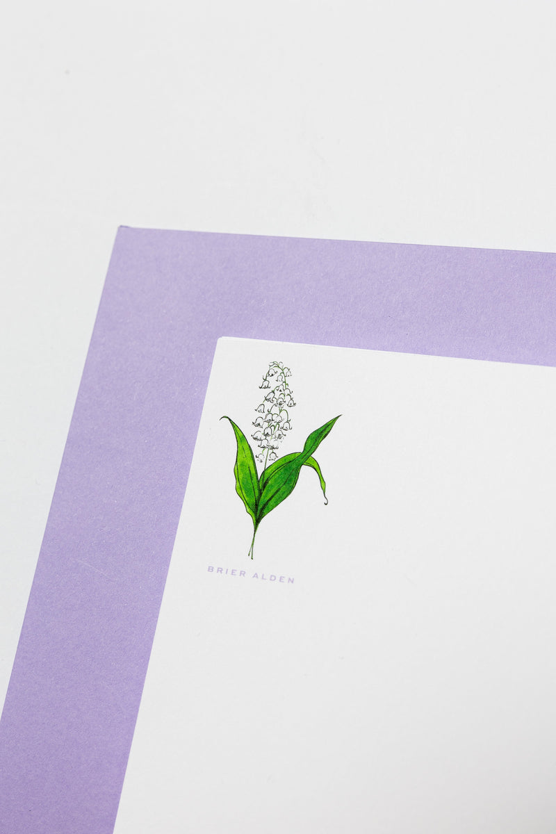 Lily of the Valley Stationery