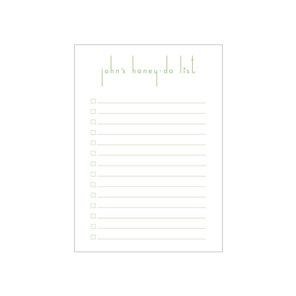 The Barton Honey-Do Notepad