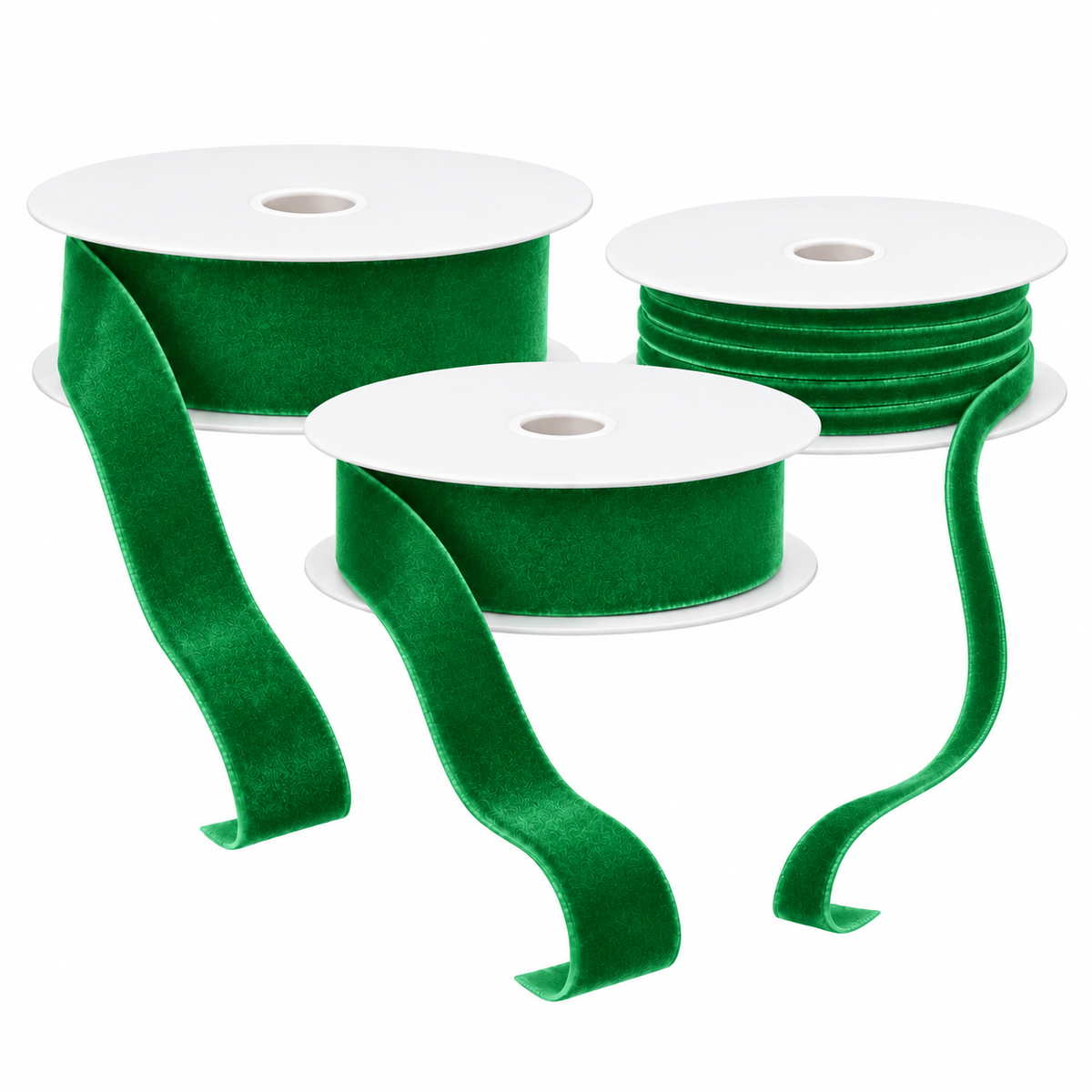 Kelly Green Velvet Ribbon