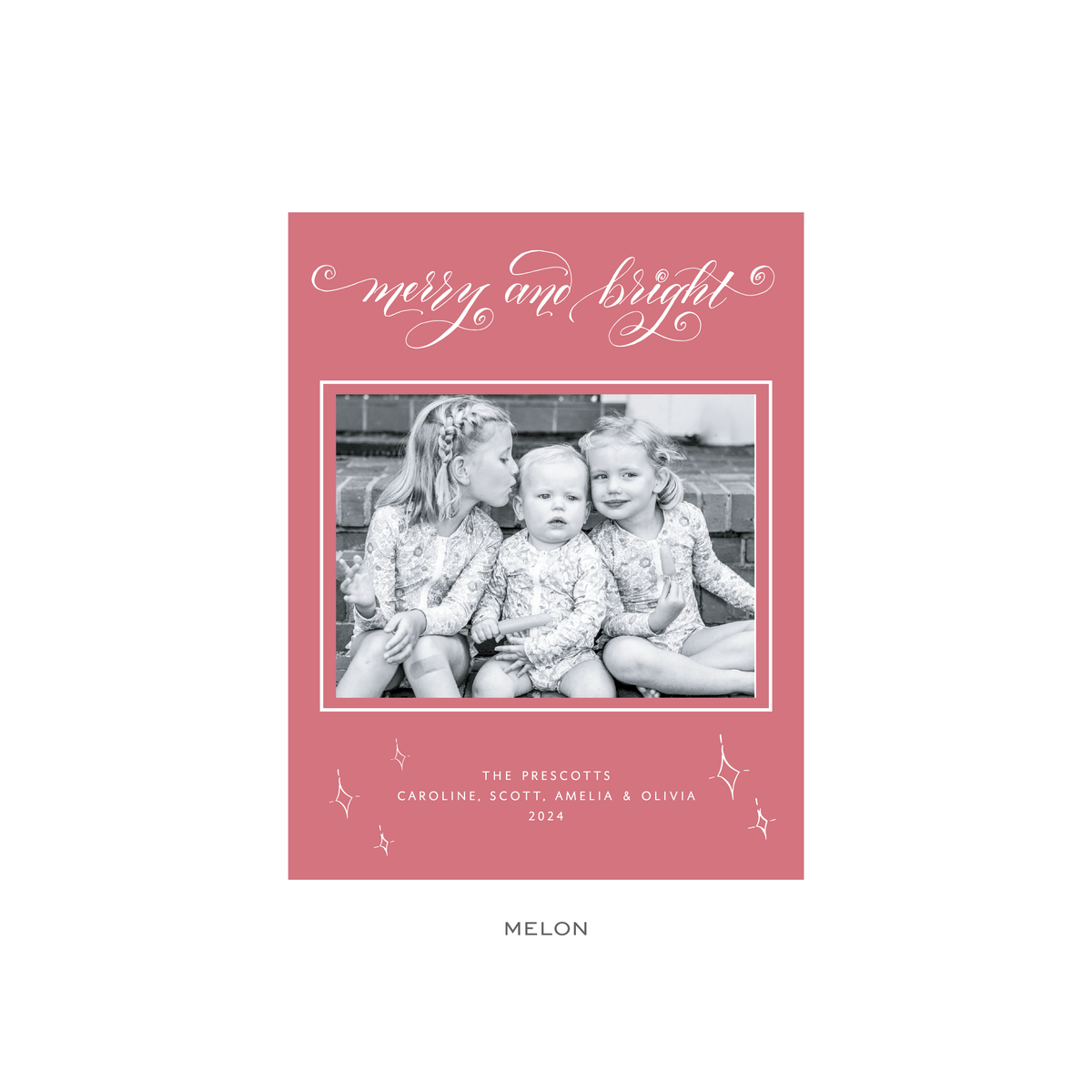 Kennett Classic Flat Print Holiday Card, Small (Archive)