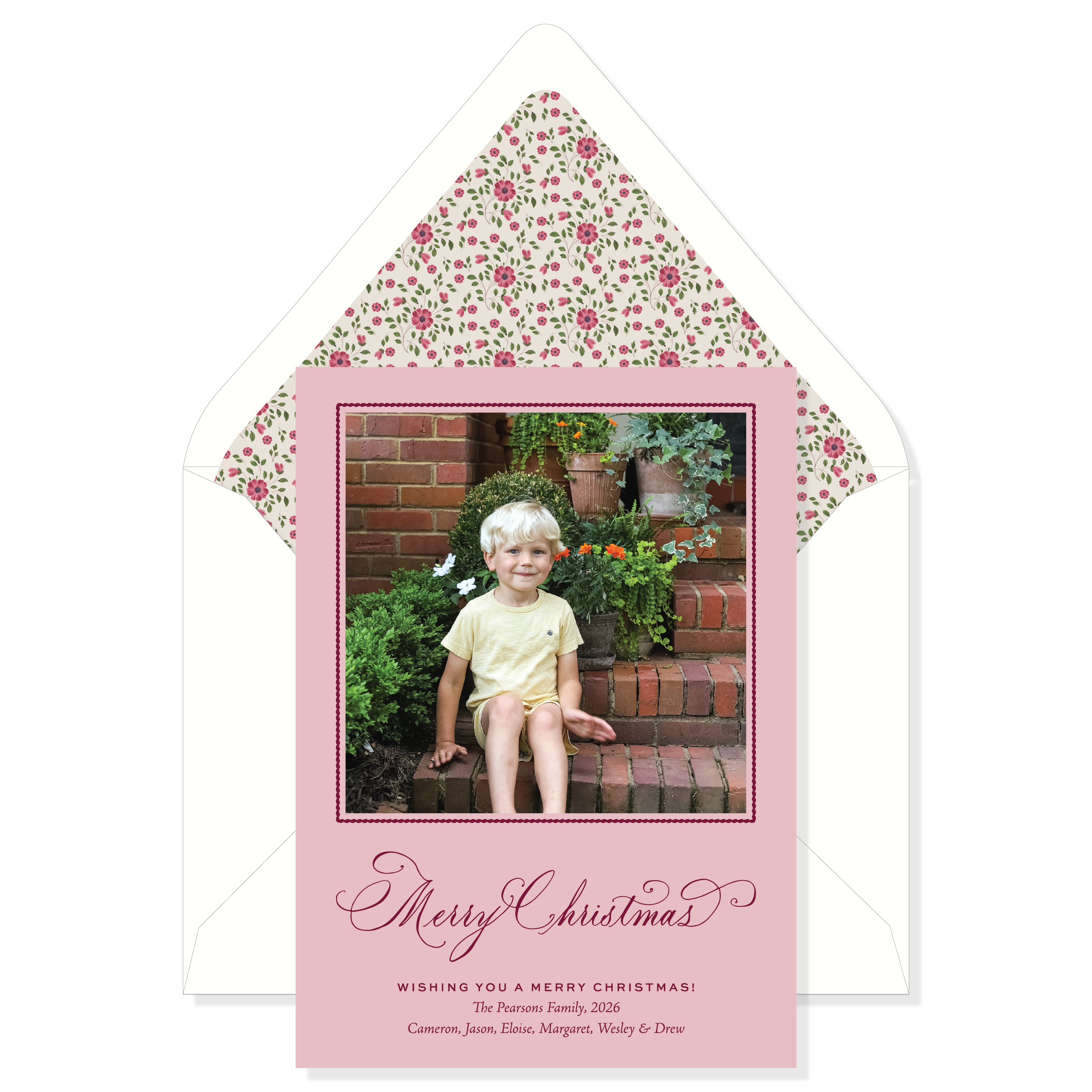 Kitsgate Garden Classic Printed Holiday Card