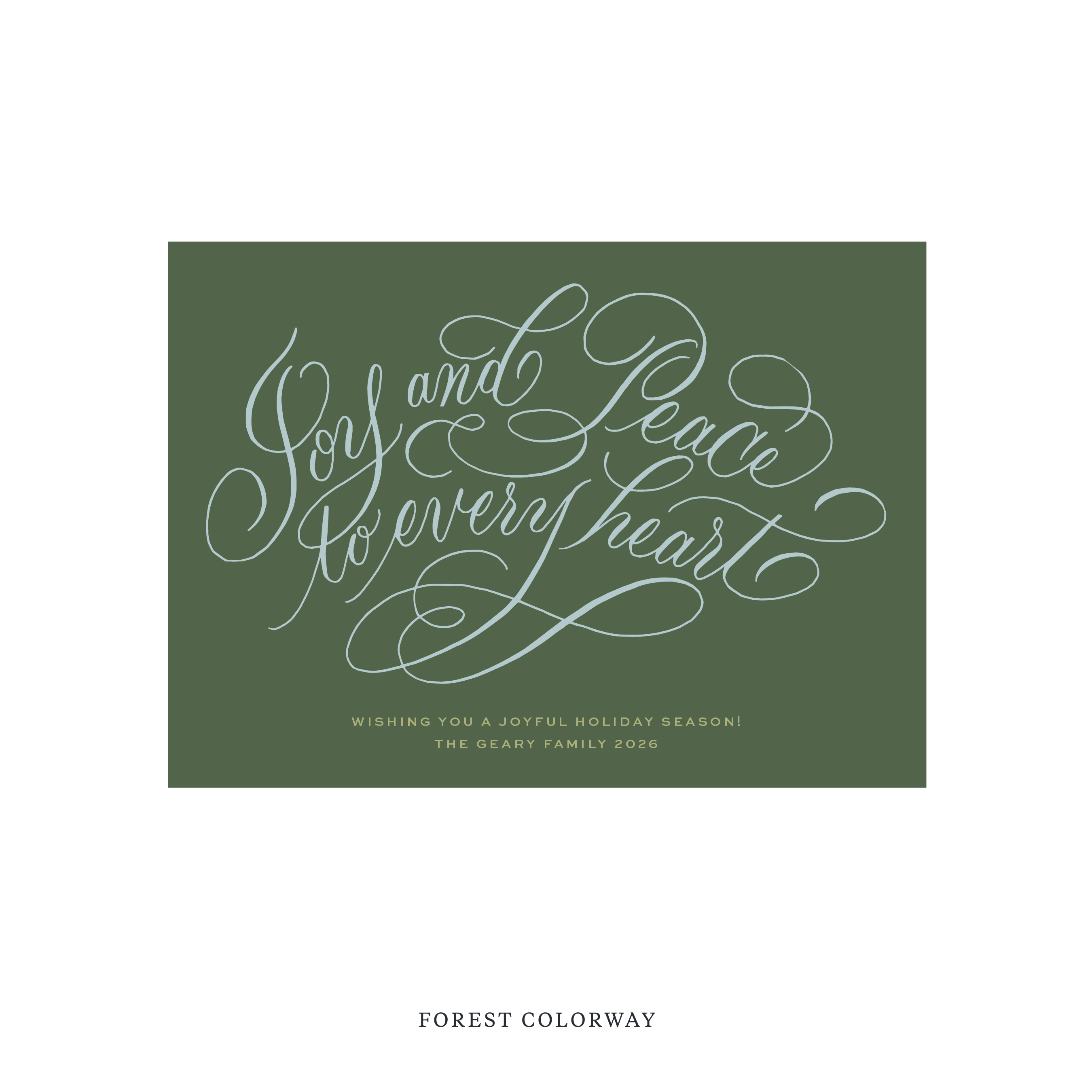 Langley Classic Printed Holiday, Medium - No Photo