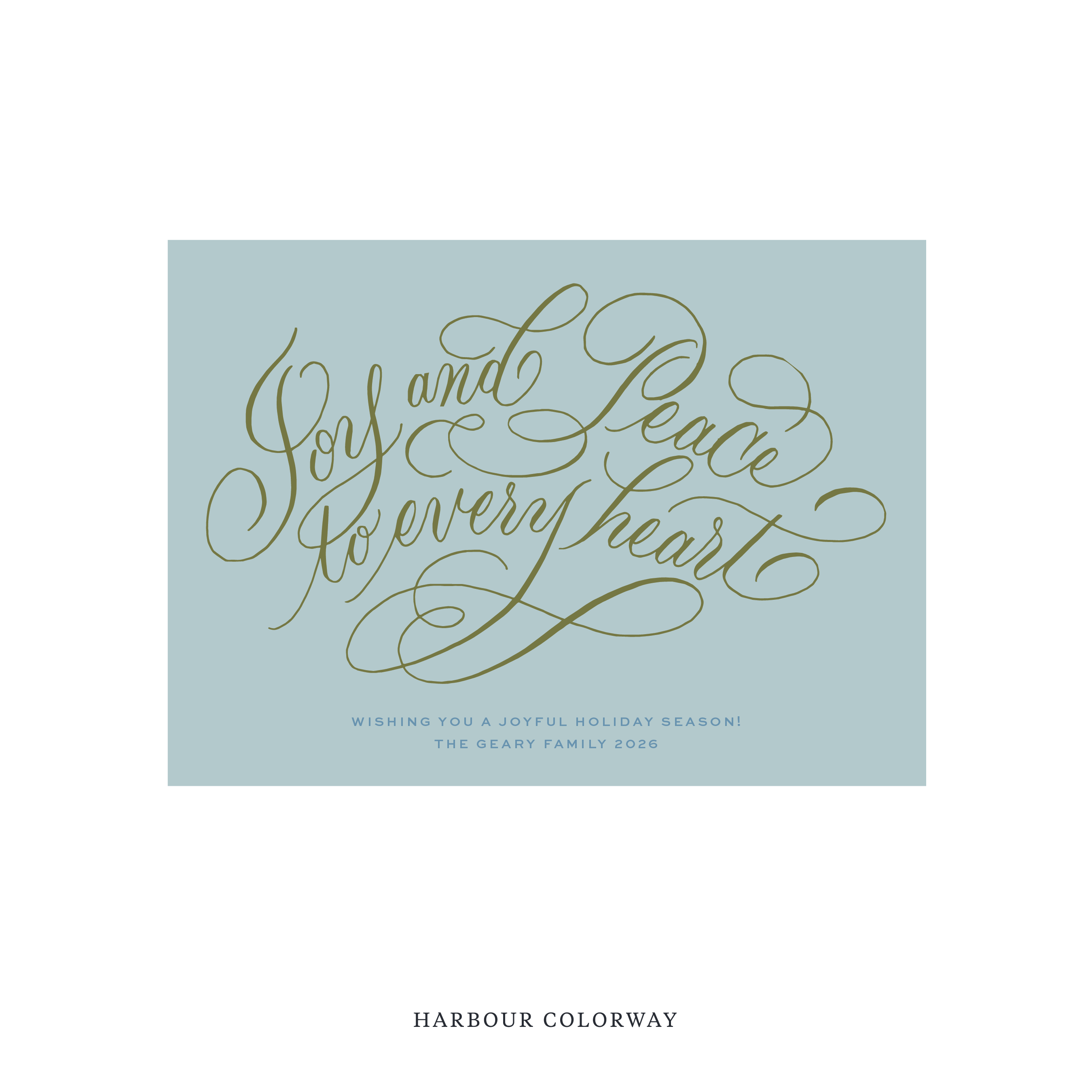 Langley Classic Printed Holiday, Medium - No Photo