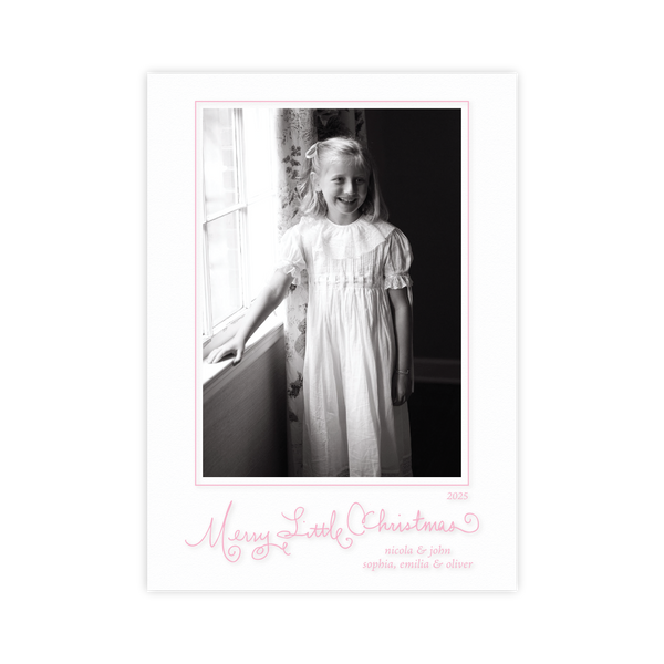 Henley Engraved Medium Holiday Card
