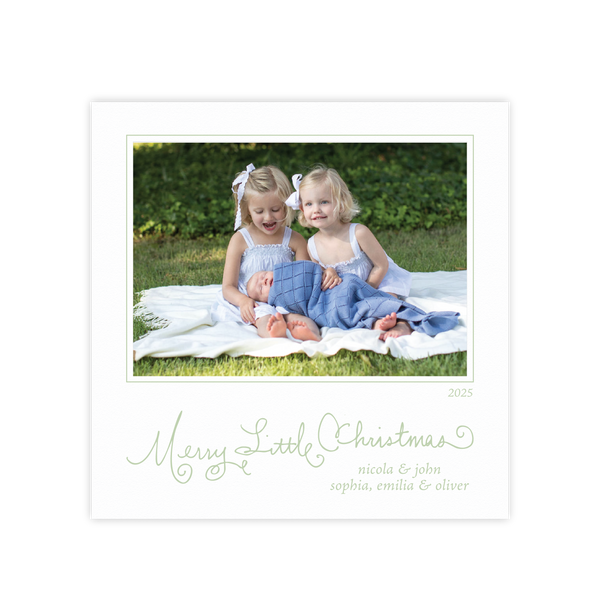 Henley Letterpress Large Square Holiday Card